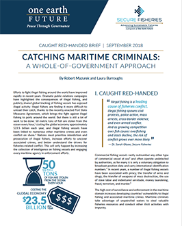 cover page catching maritime criminals report